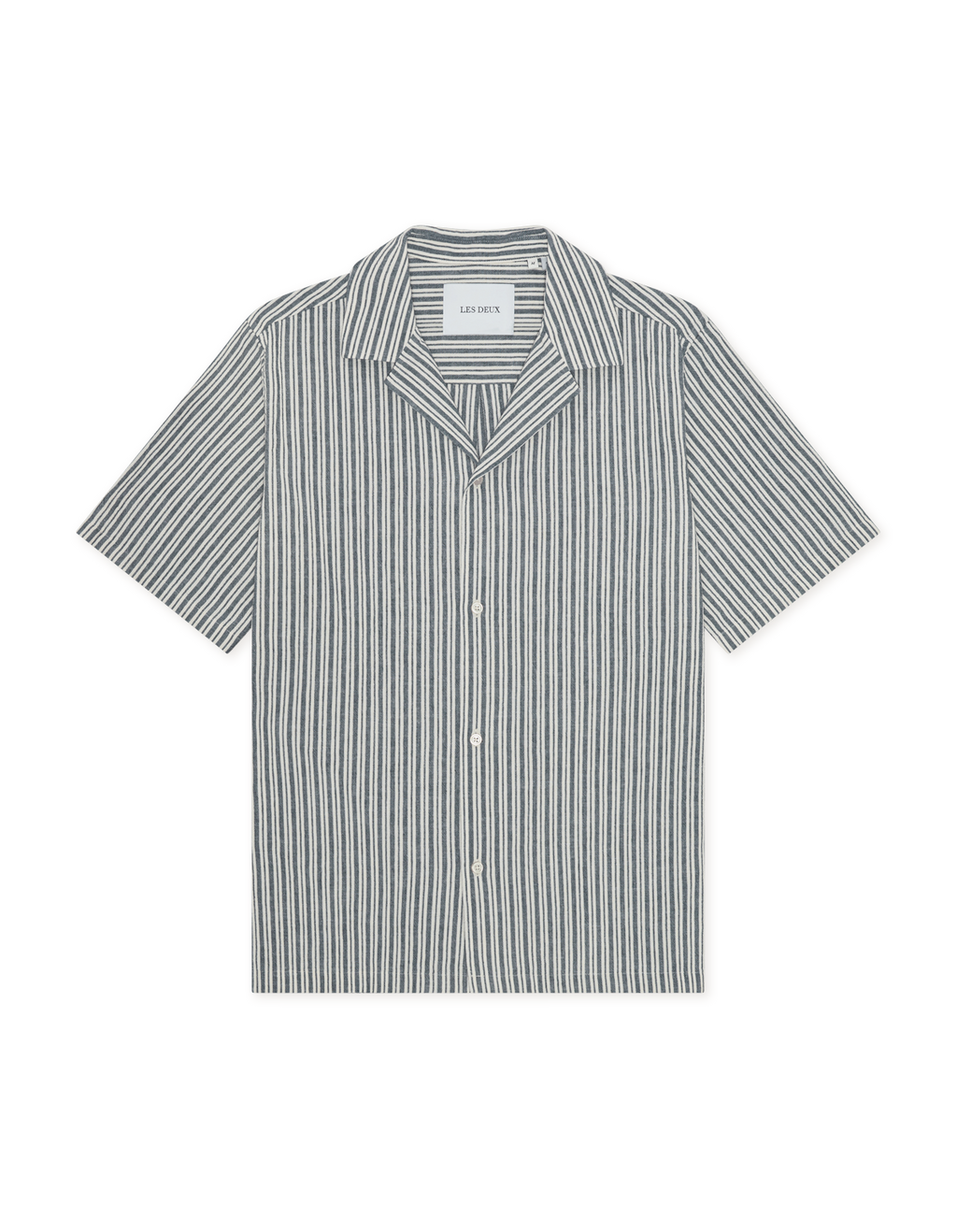 Stripe Cotton-Linen SS Shirt