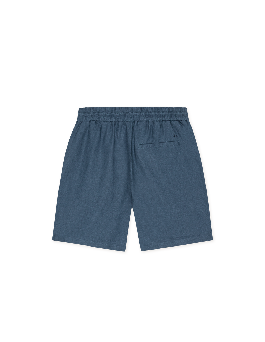 Drawstring Linen Shorts (dark denim blue)