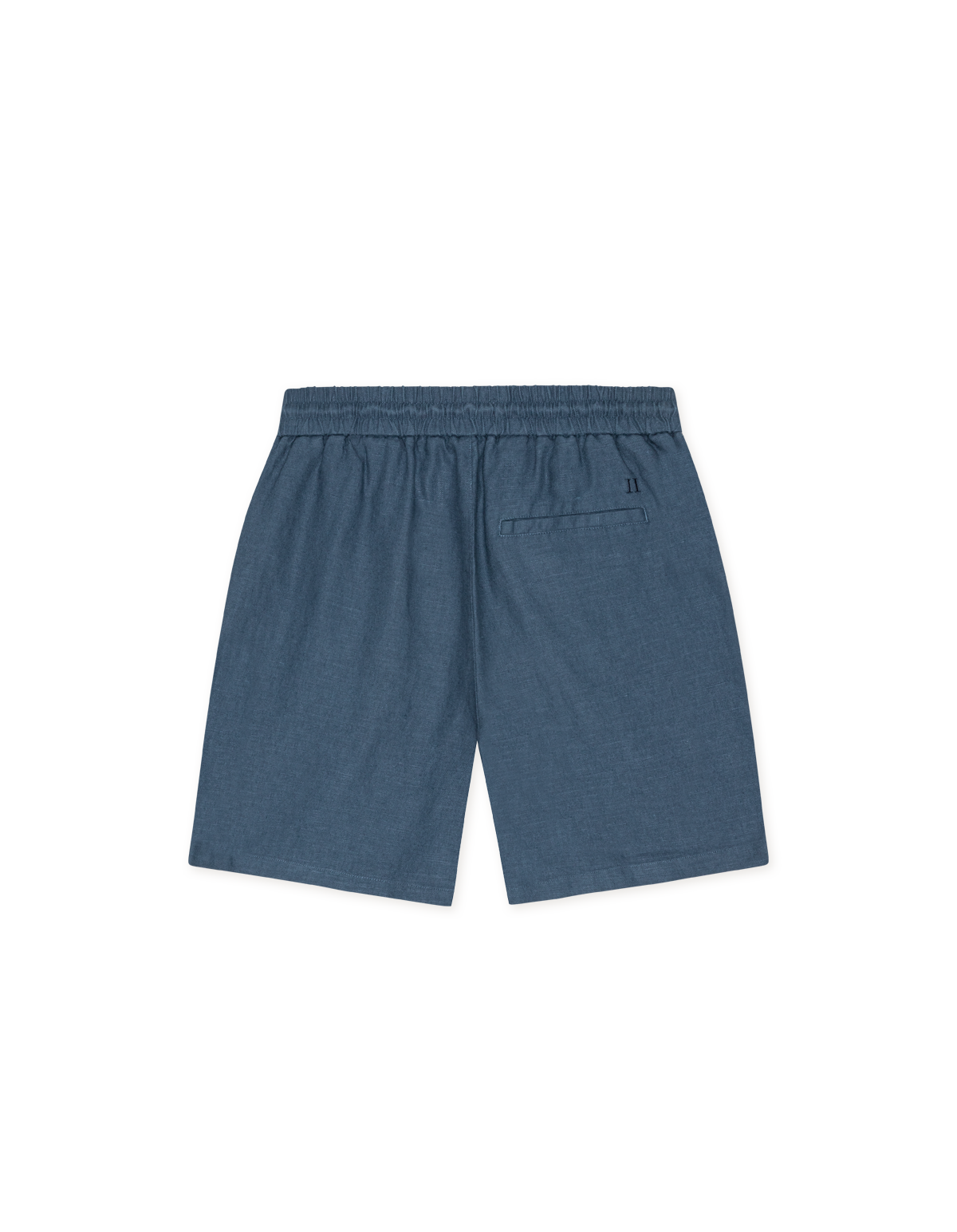 Drawstring Linen Shorts (dark denim blue)