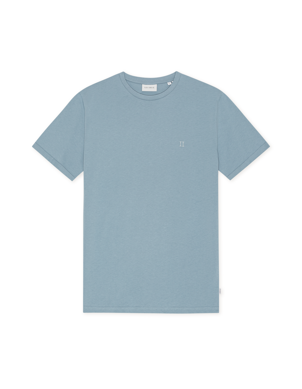 Core Contrast T-Shirt (Faded Denim  Blue)