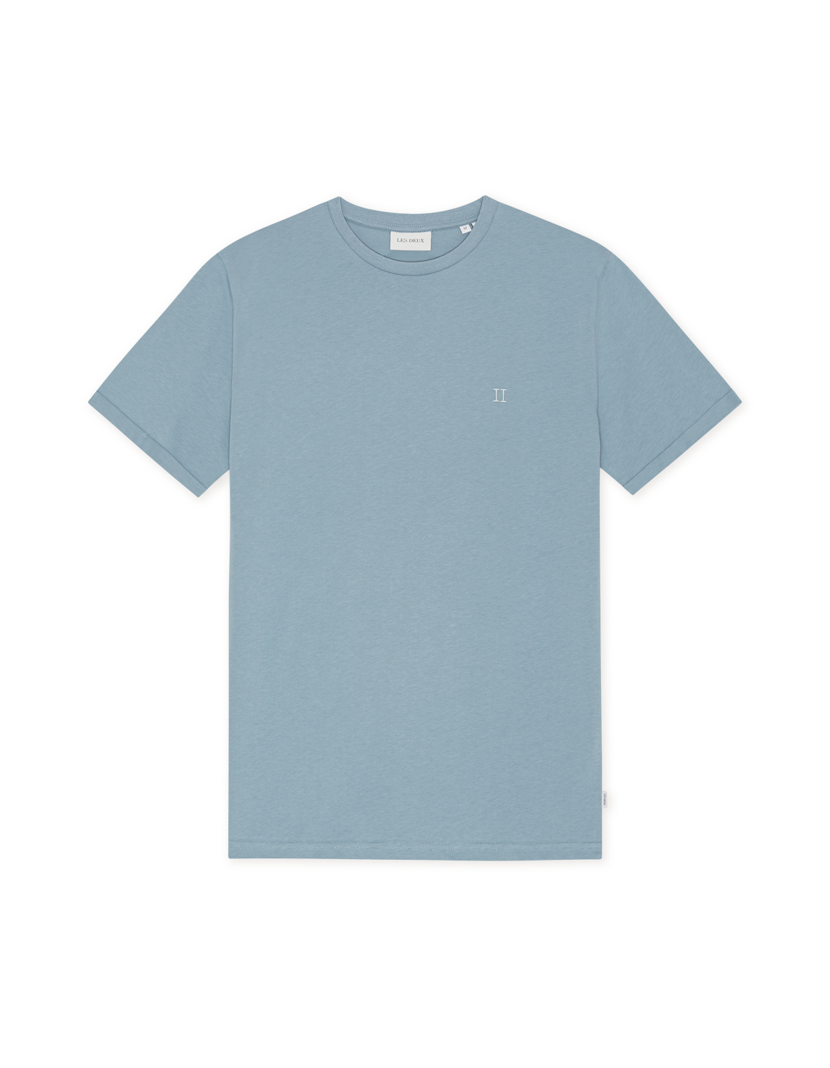 Core Contrast T-Shirt (Faded Denim  Blue)