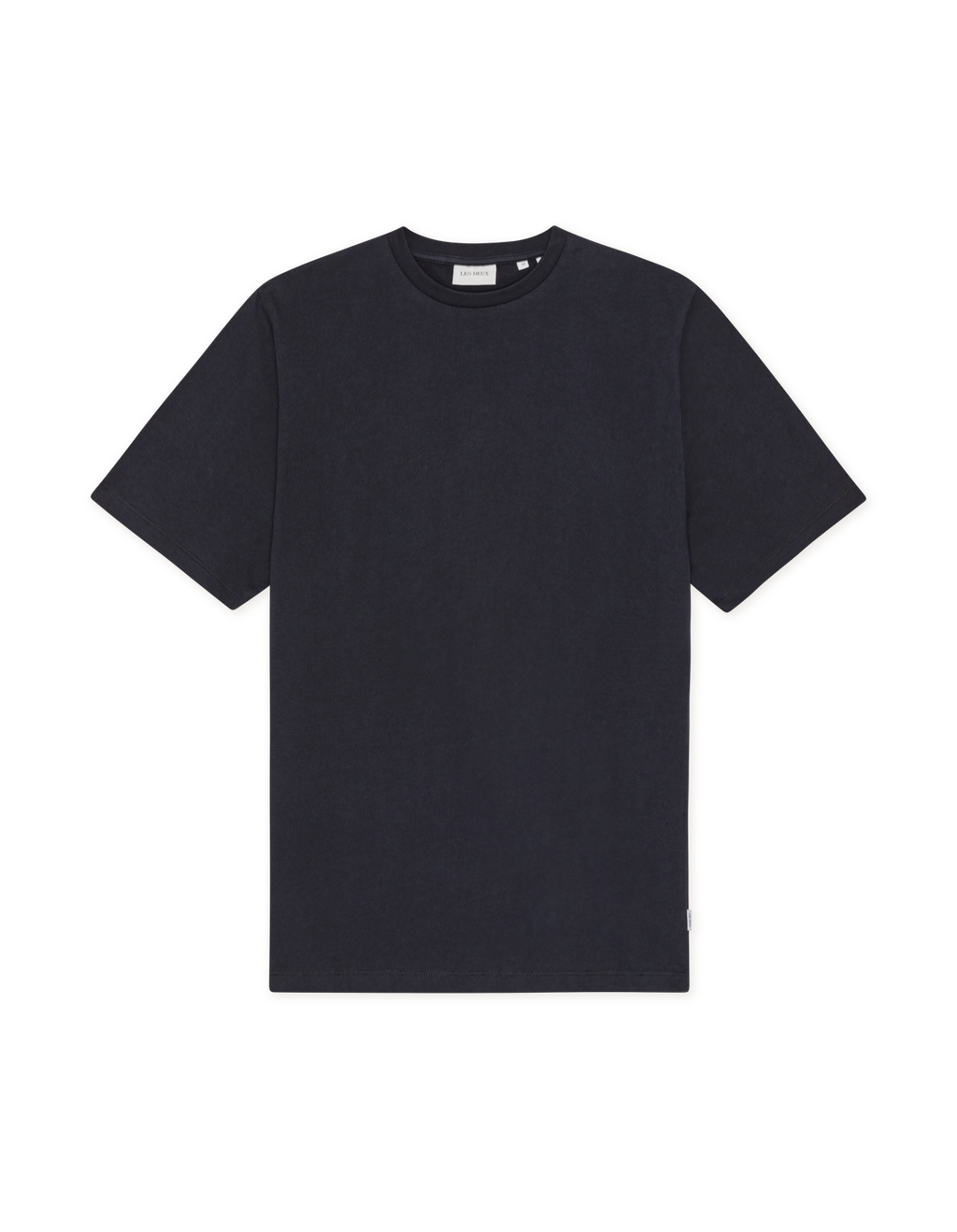Les Deux Flower Basket T-Shirt in groen en wit, met een tweekleurig bloemenembleem en script-logo op de linkerborst.