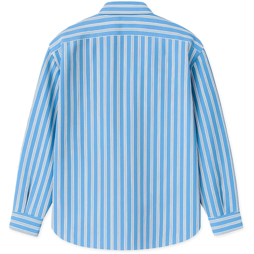 Woodbird Buzo Classic Shirt (Blue Stripe)