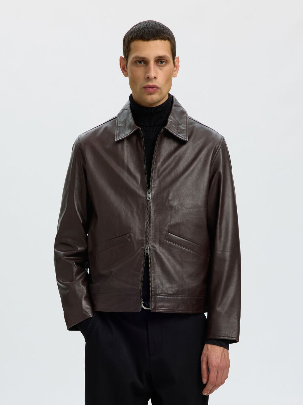 Leather jacket