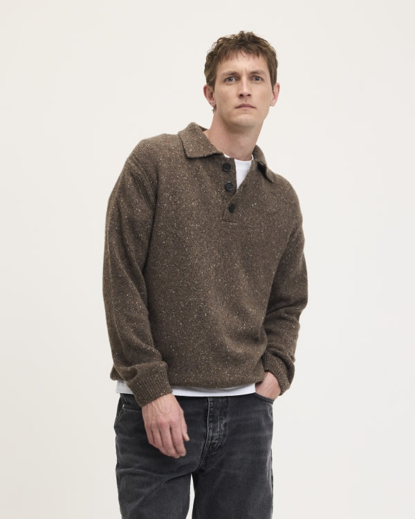 KPOLO / wool knitted polo