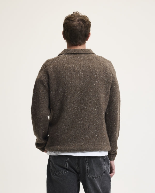 KPOLO / wool knitted polo