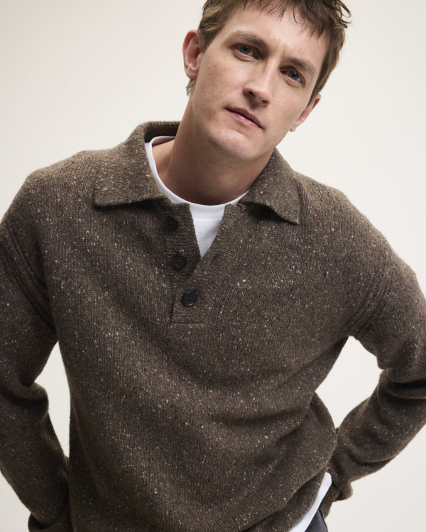 KPOLO / wool knitted polo