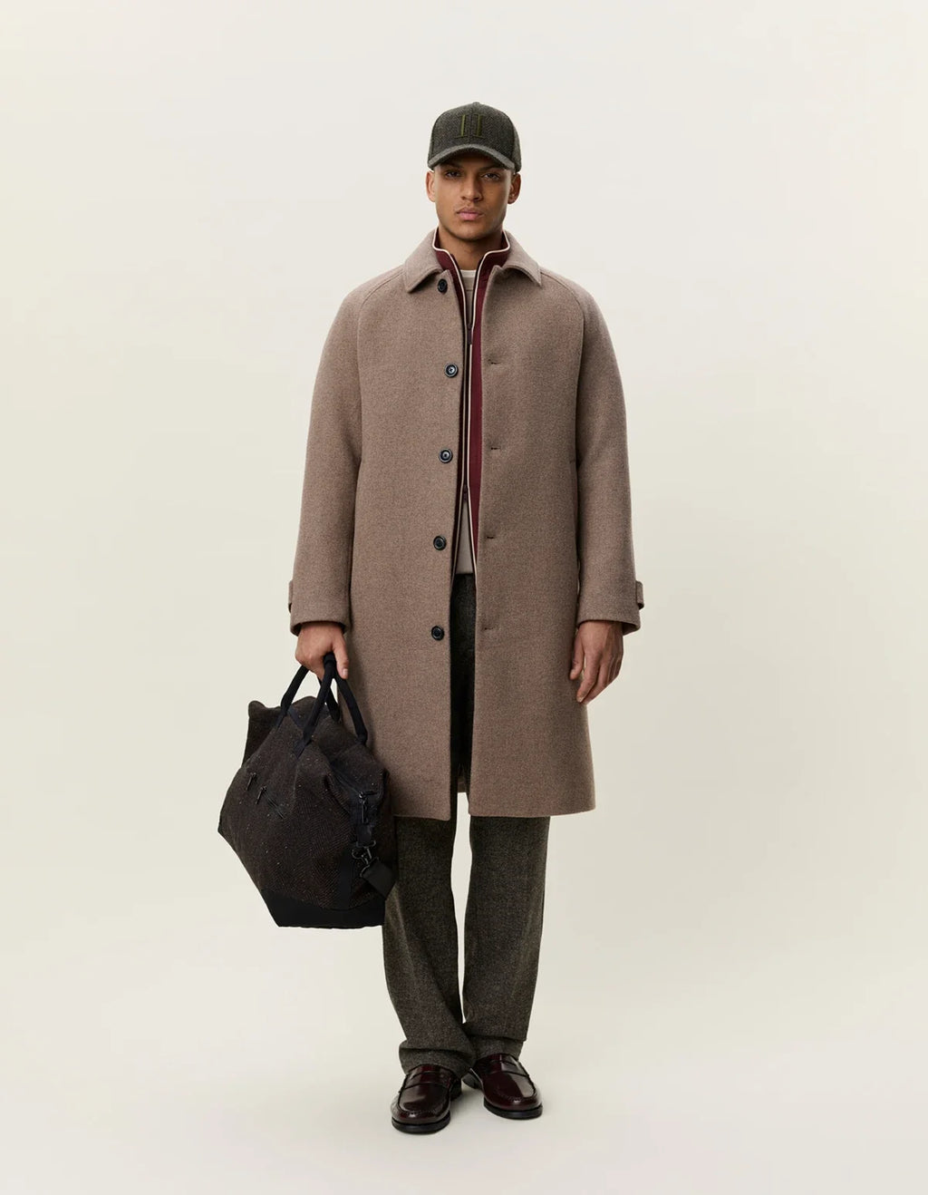 Solid Wool Coat