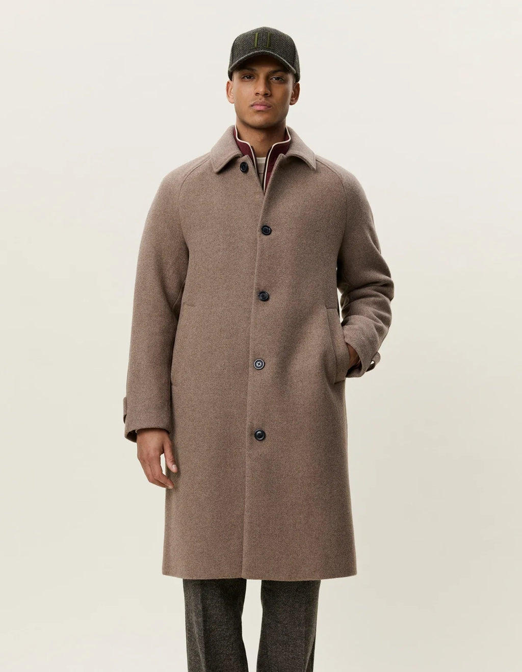 Solid Wool Coat