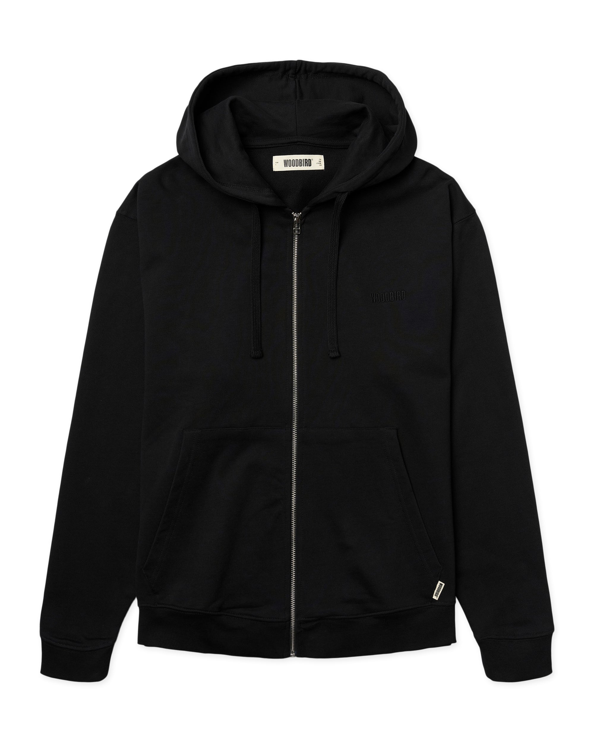 Woodbird Fuji Base Zip Hoodie (Black)