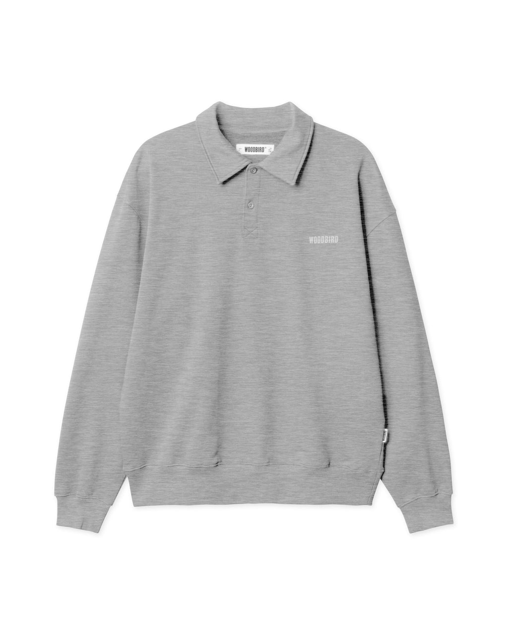Woodbird Loke Base Polo (grey melange)