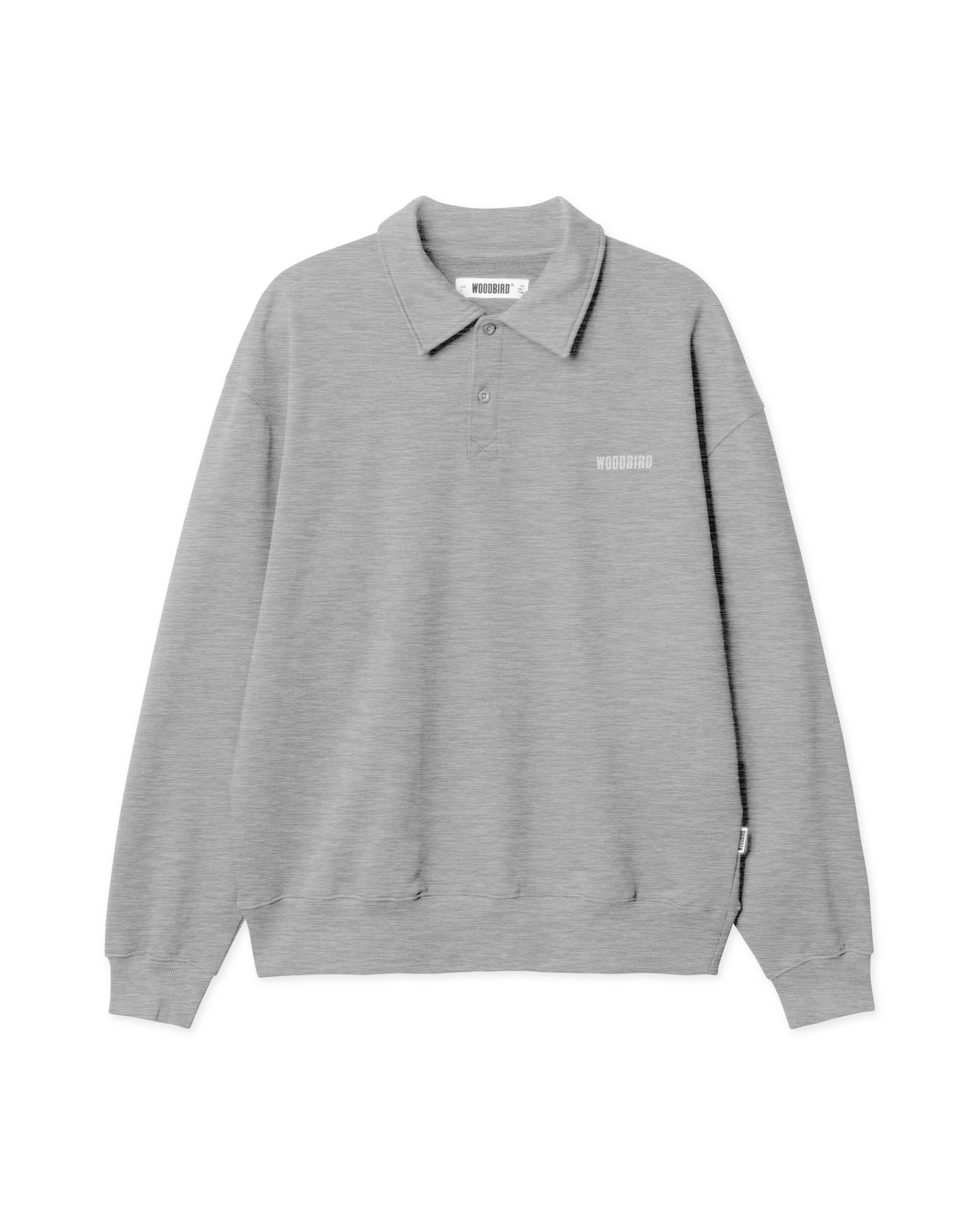 Woodbird Loke Base Polo (grey melange)
