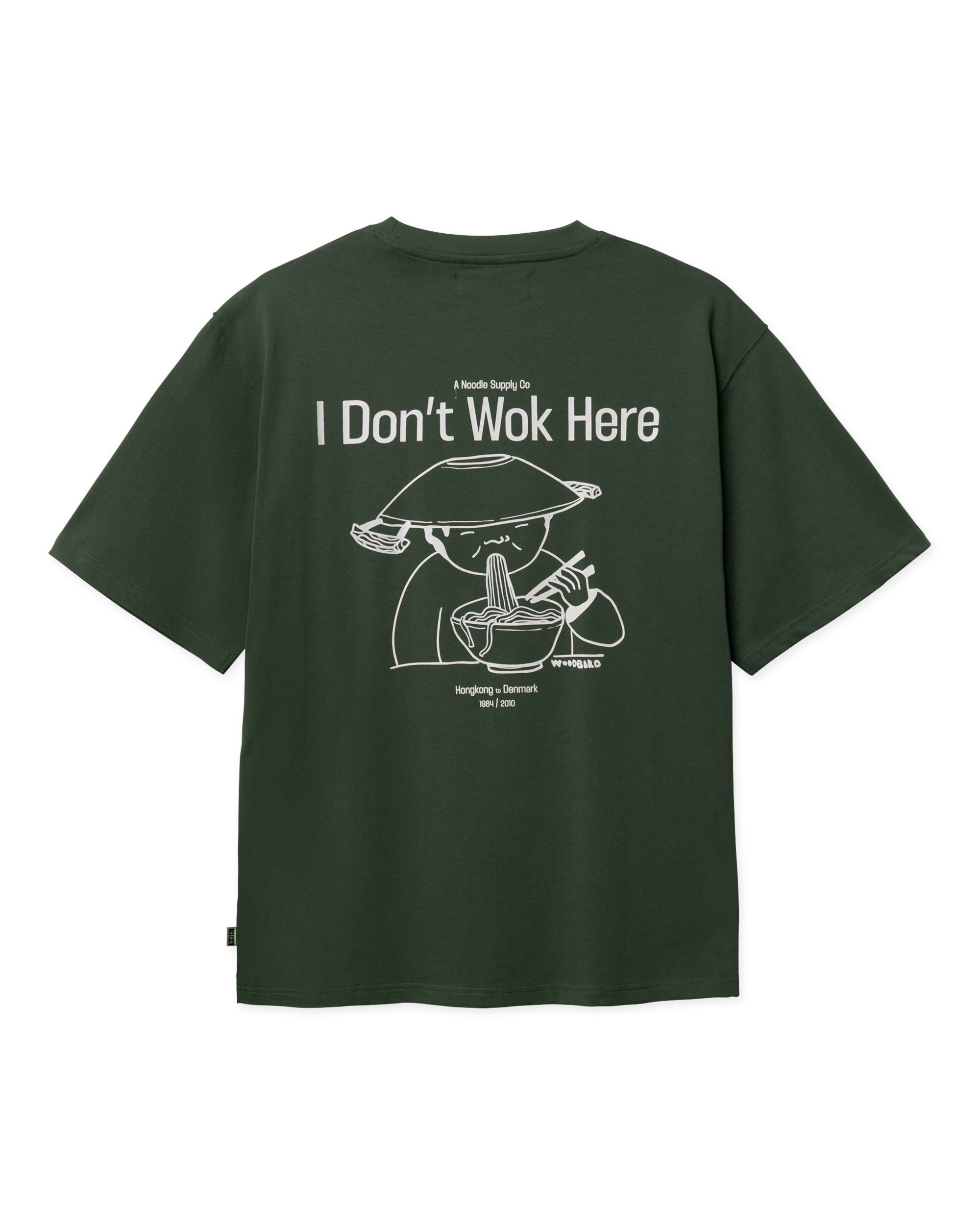 Woodbird / Baine Wok Tee / pine green