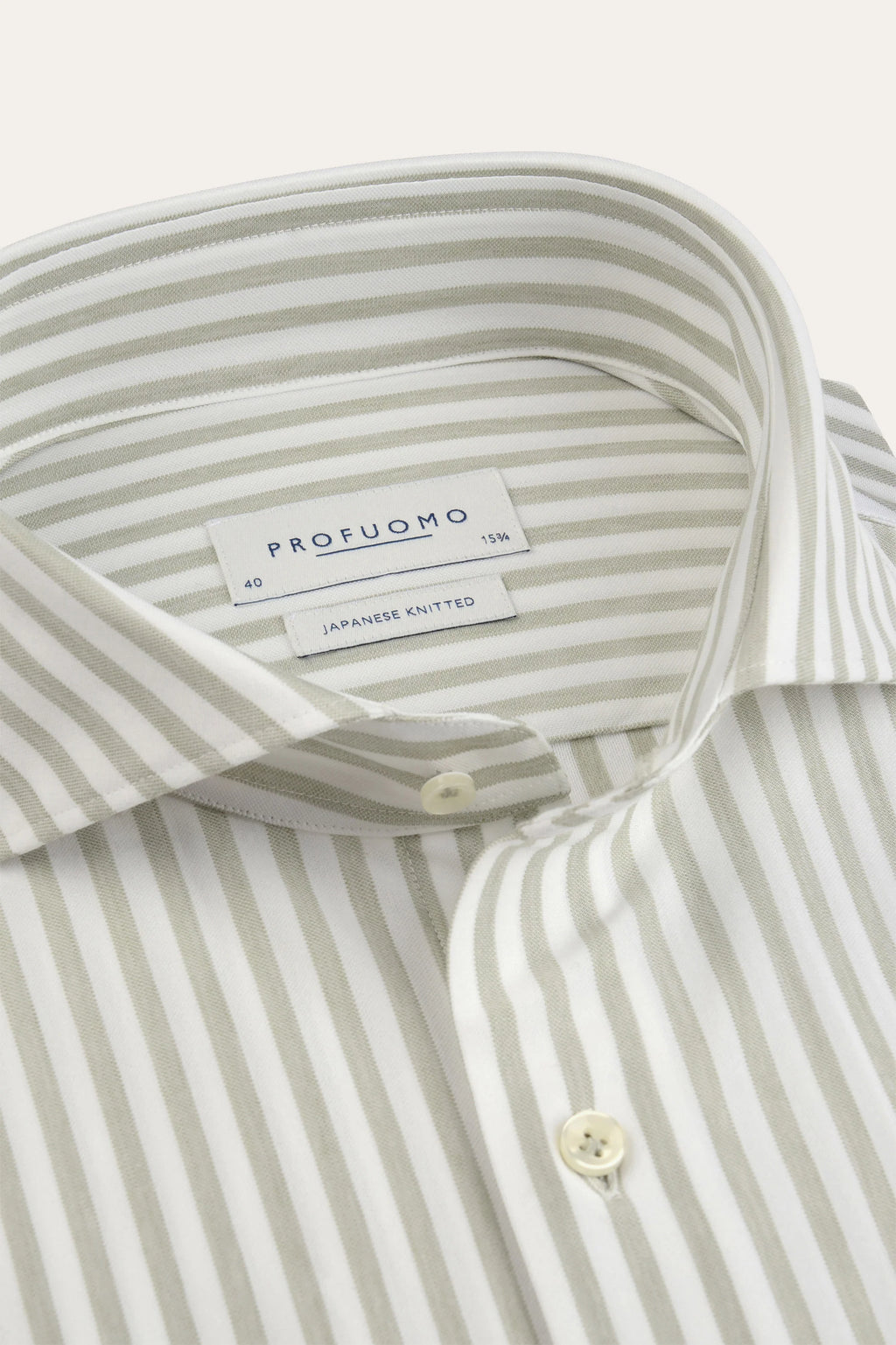 Japanese knitted shirt cutaway