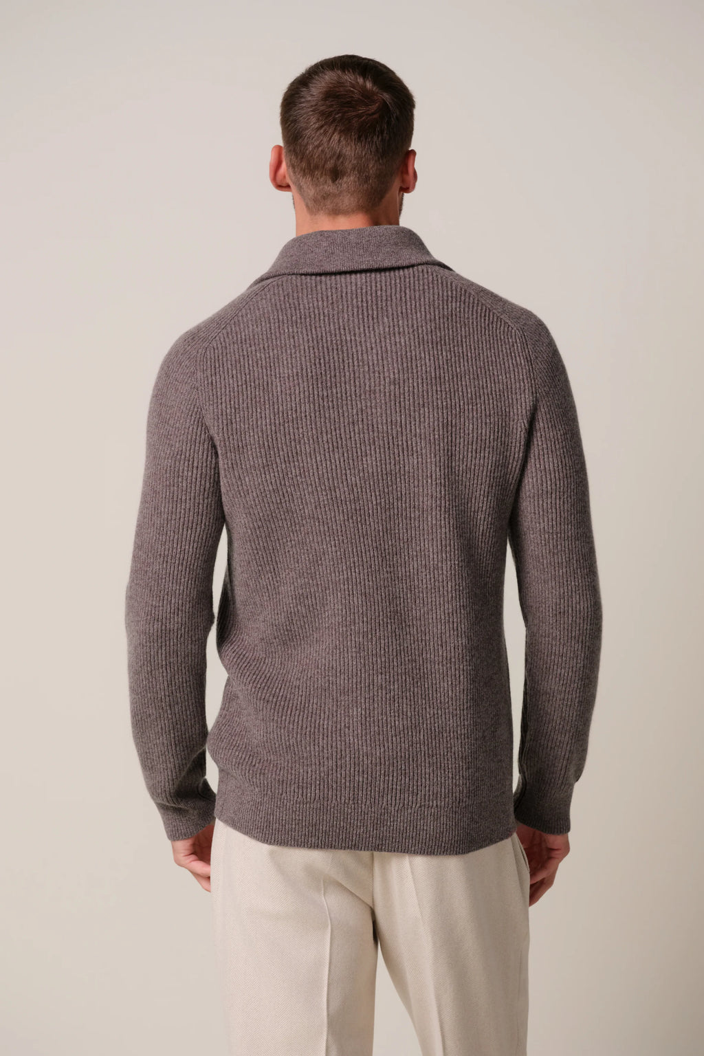 PULLOVER AUBERGINE HALF ZIP