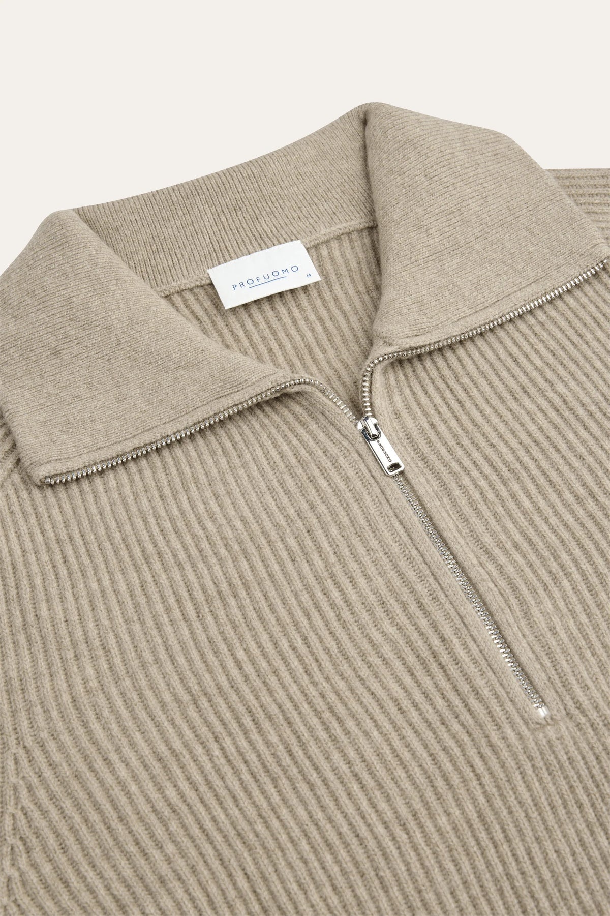 PULLOVER HALF ZIP BEIGE