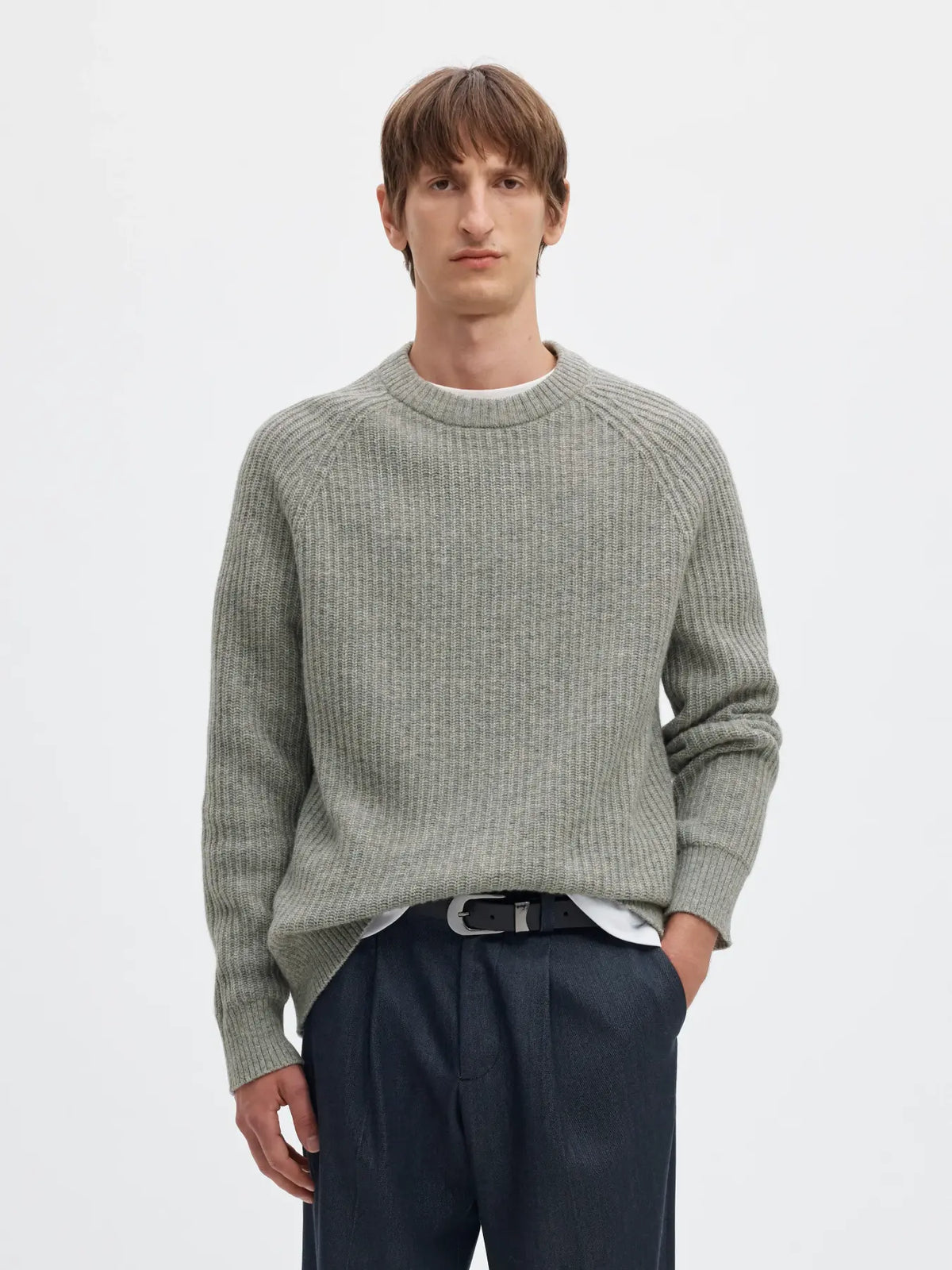 LS KNIT CREW CAMP
