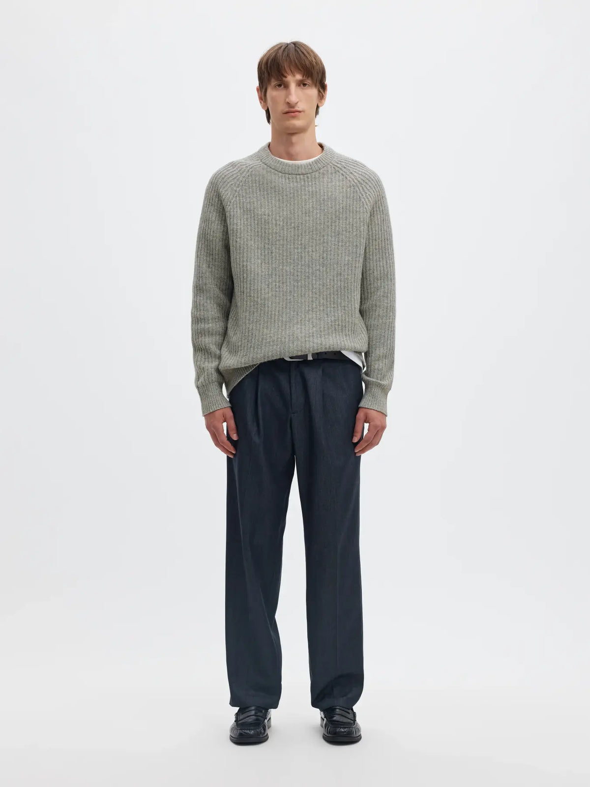 LS KNIT CREW CAMP