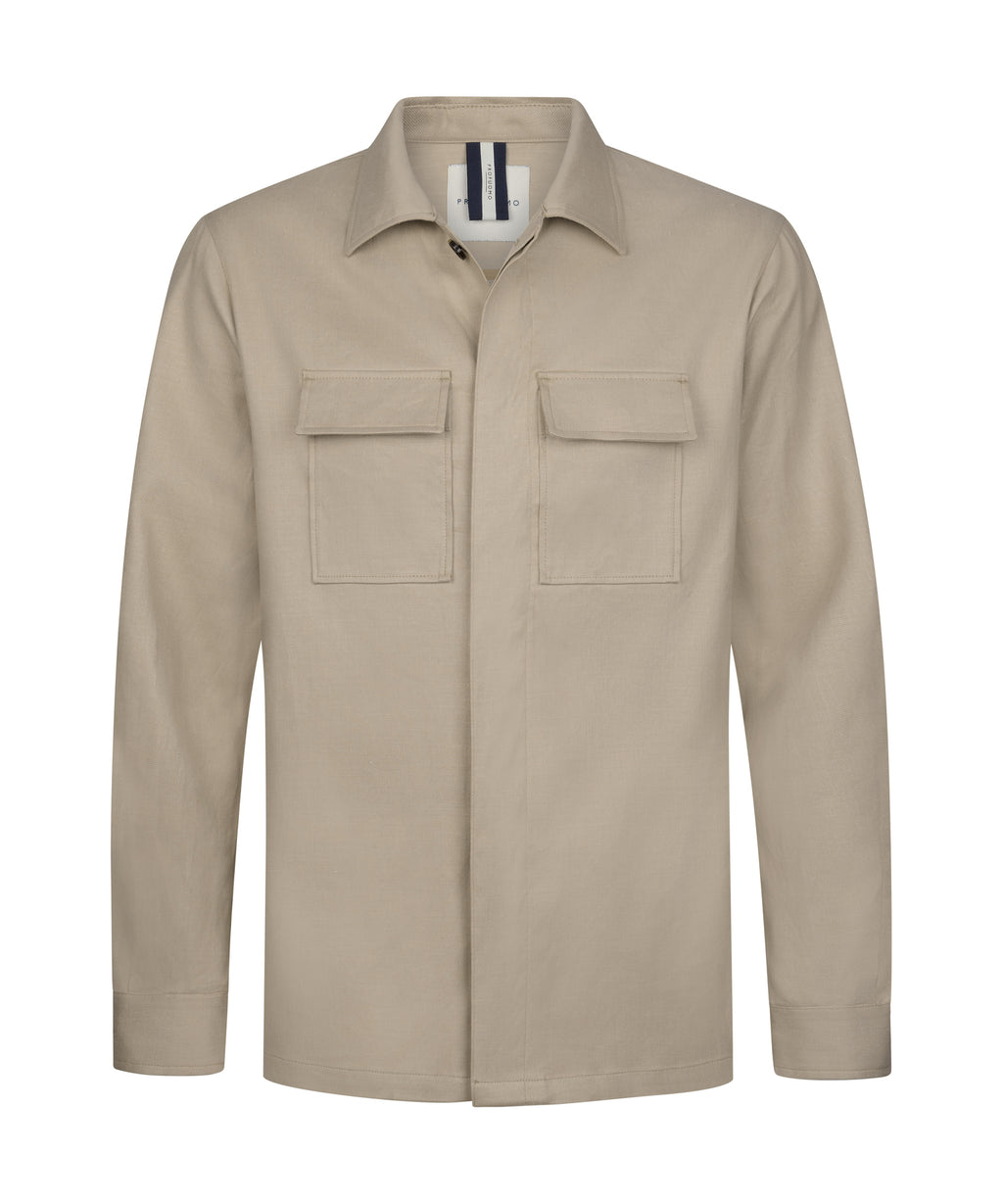 OVERSHIRT LL RAW BEIGE