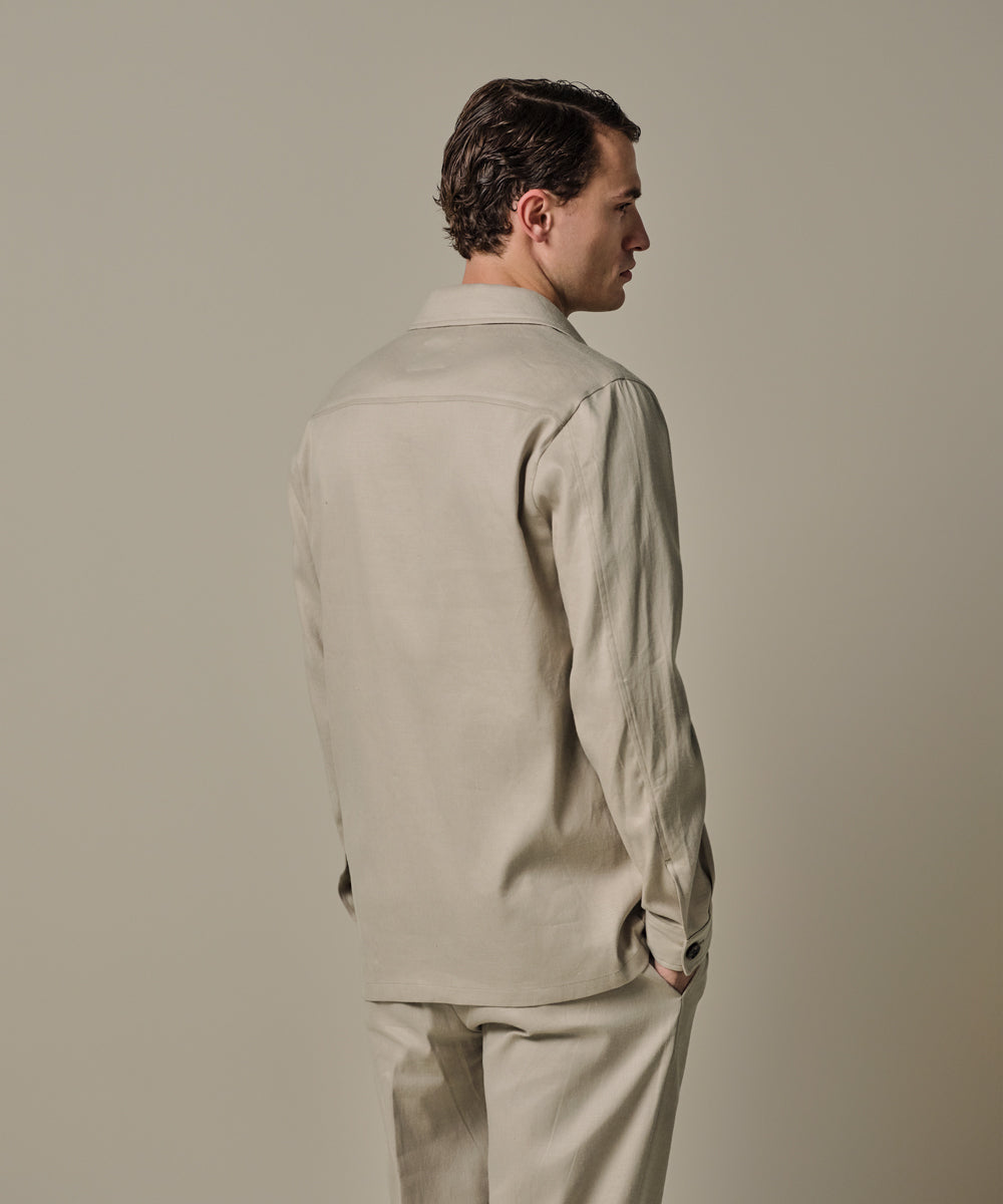OVERSHIRT LL RAW BEIGE
