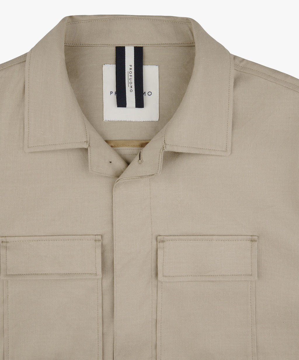 OVERSHIRT LL RAW BEIGE