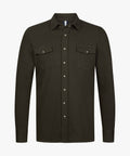 OVERSHIRT WESTERN BRWN