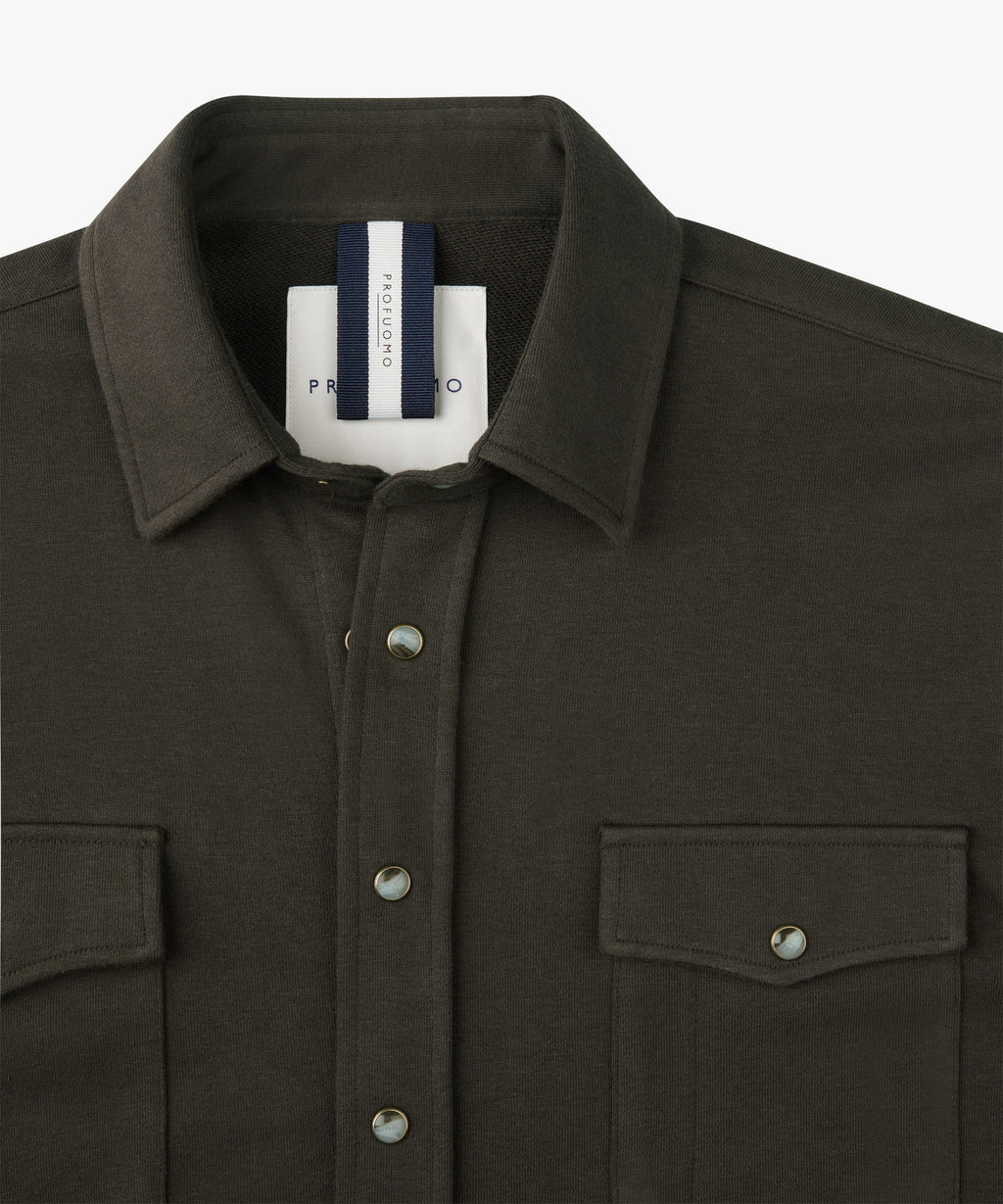 OVERSHIRT WESTERN BRWN