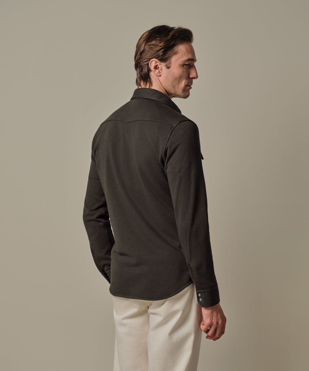 OVERSHIRT WESTERN BRWN