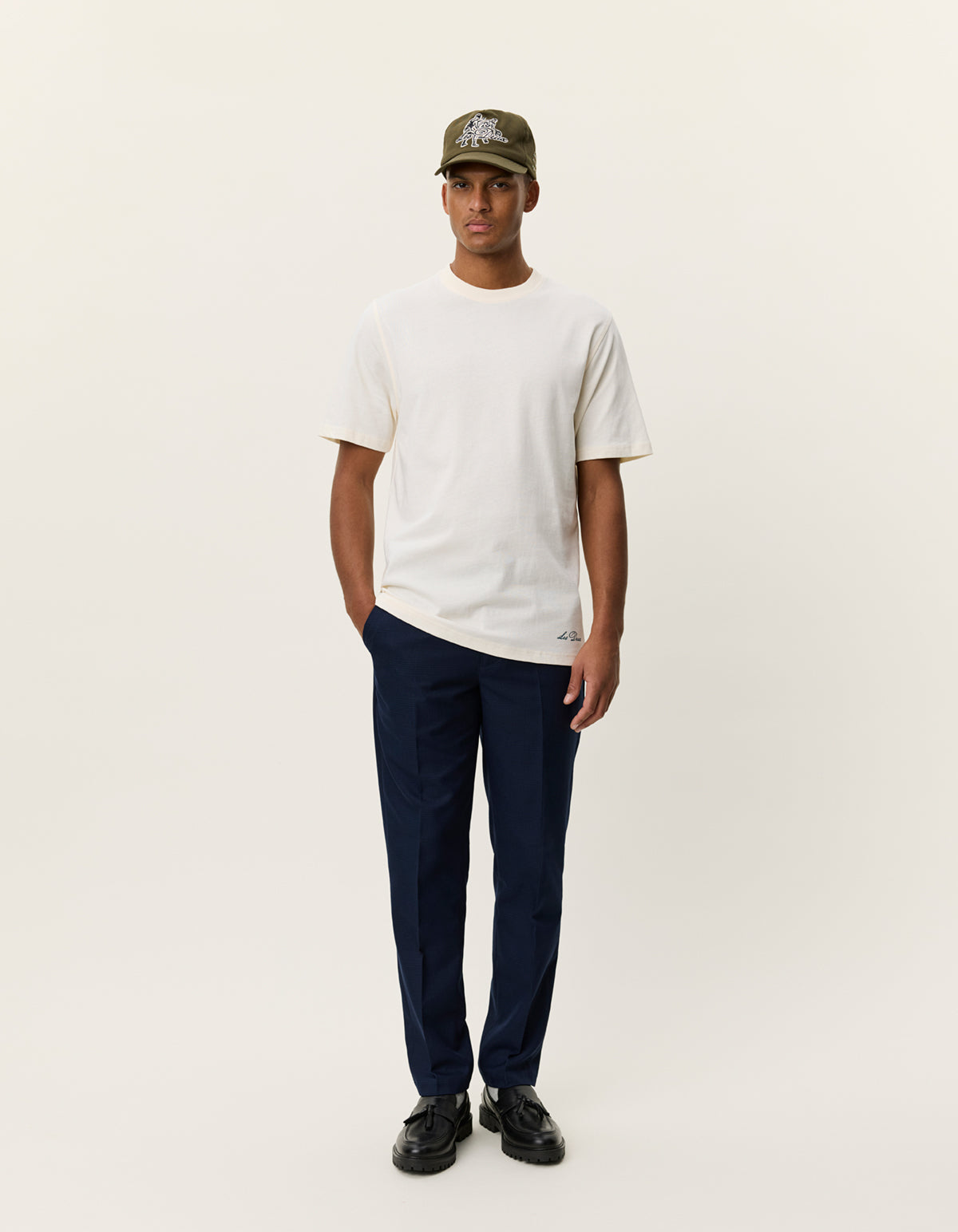 Ben artist t-shirt / eggnog white