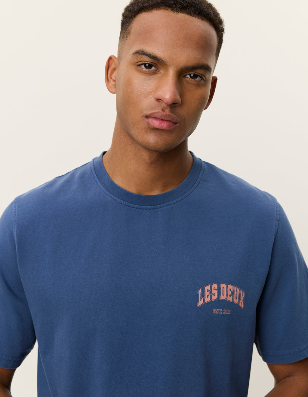 Brady hoop t-shirt / dark denim blue