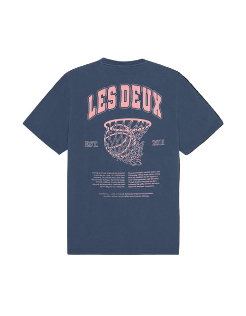 Brady hoop t-shirt / dark denim blue