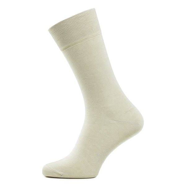 CARLO LANZA CLASSICO SOKKEN KATOEN (BEIGE)