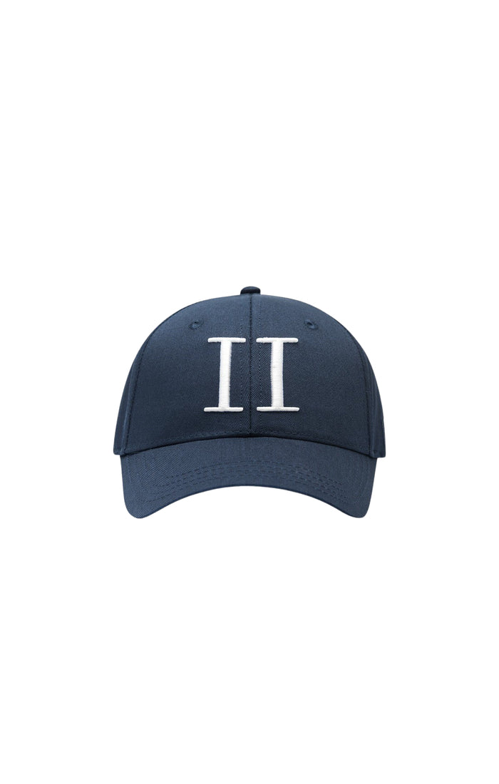 Encore organic baseball cap / dark navy/white