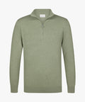 PULLOVER HALF ZIP M GREEN