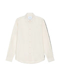 Konrad Cotton linen shirt / eggnog white