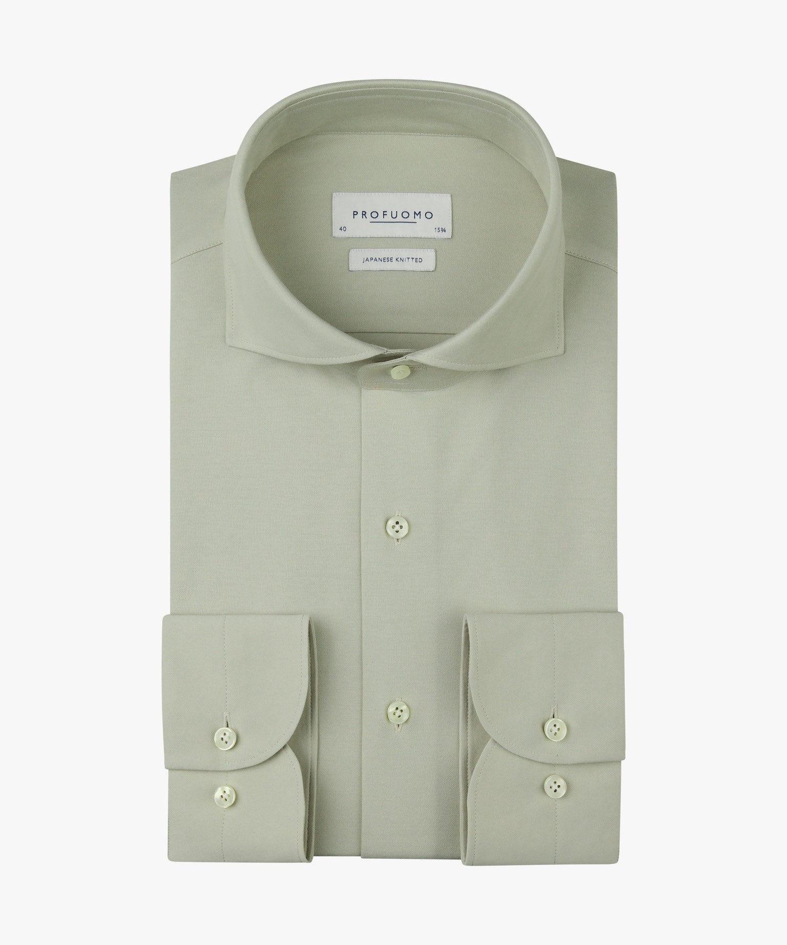LIGHT GREEN JAPANESE KNITTED SHIRT
