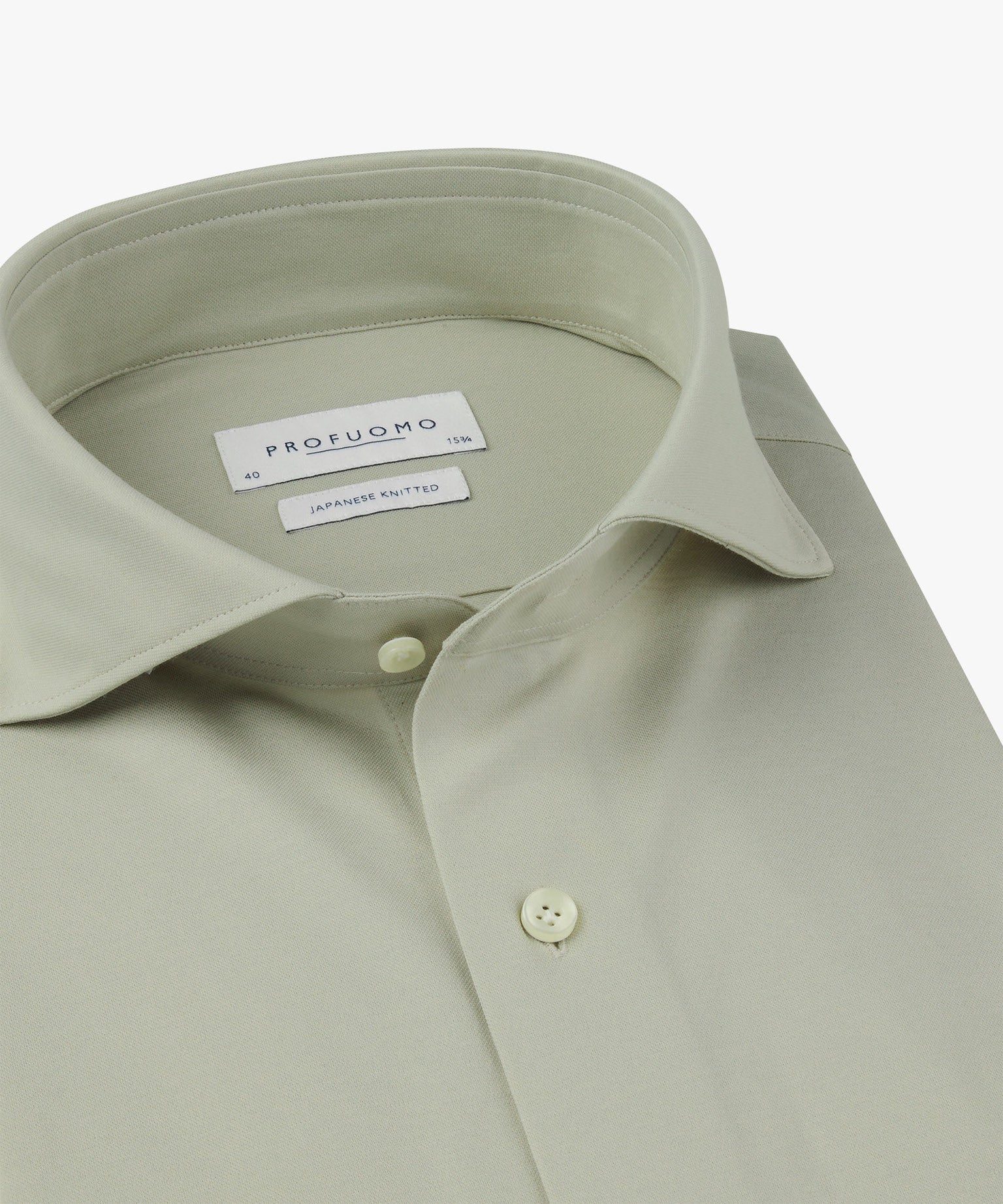 LIGHT GREEN JAPANESE KNITTED SHIRT