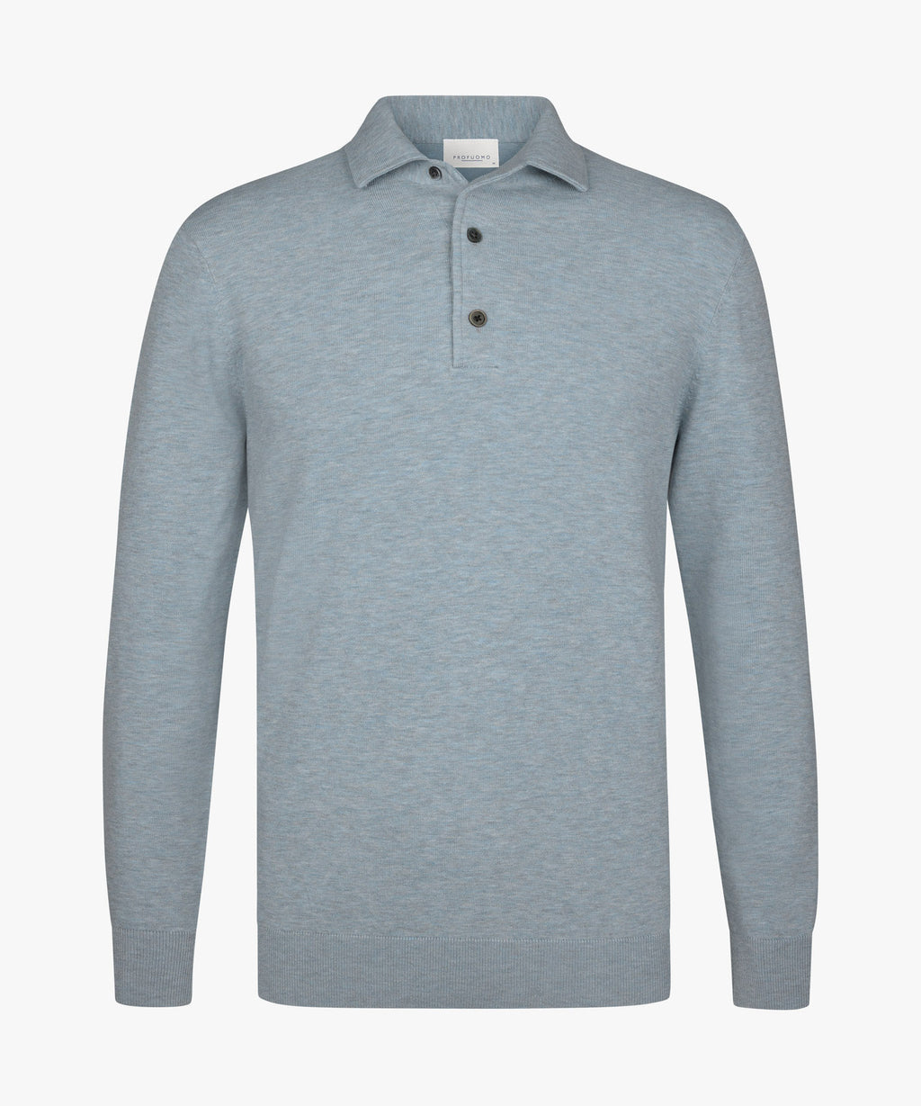 POLO ONEPIECE LS BLUE