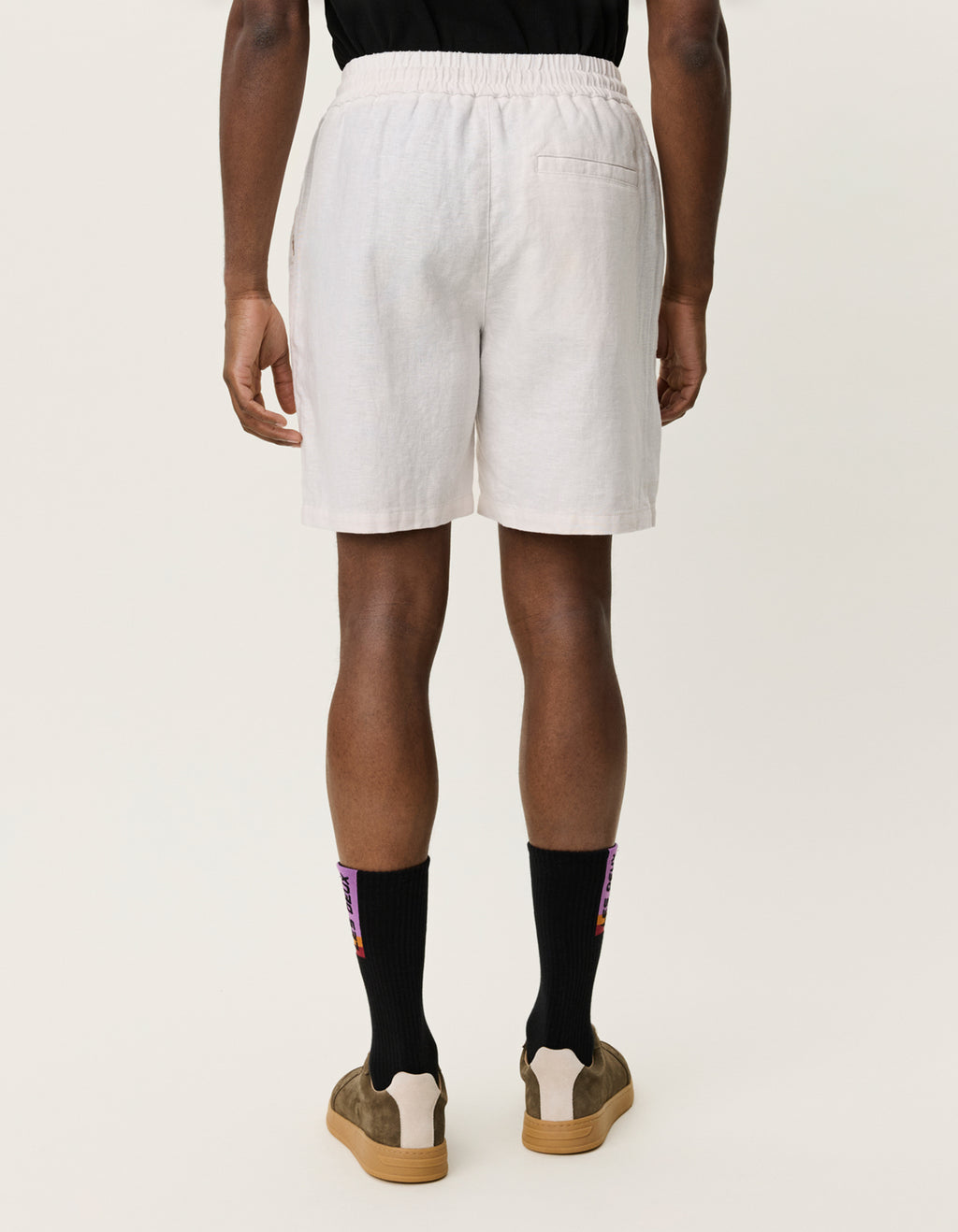 Otto Linen Shorts (eggnog white)