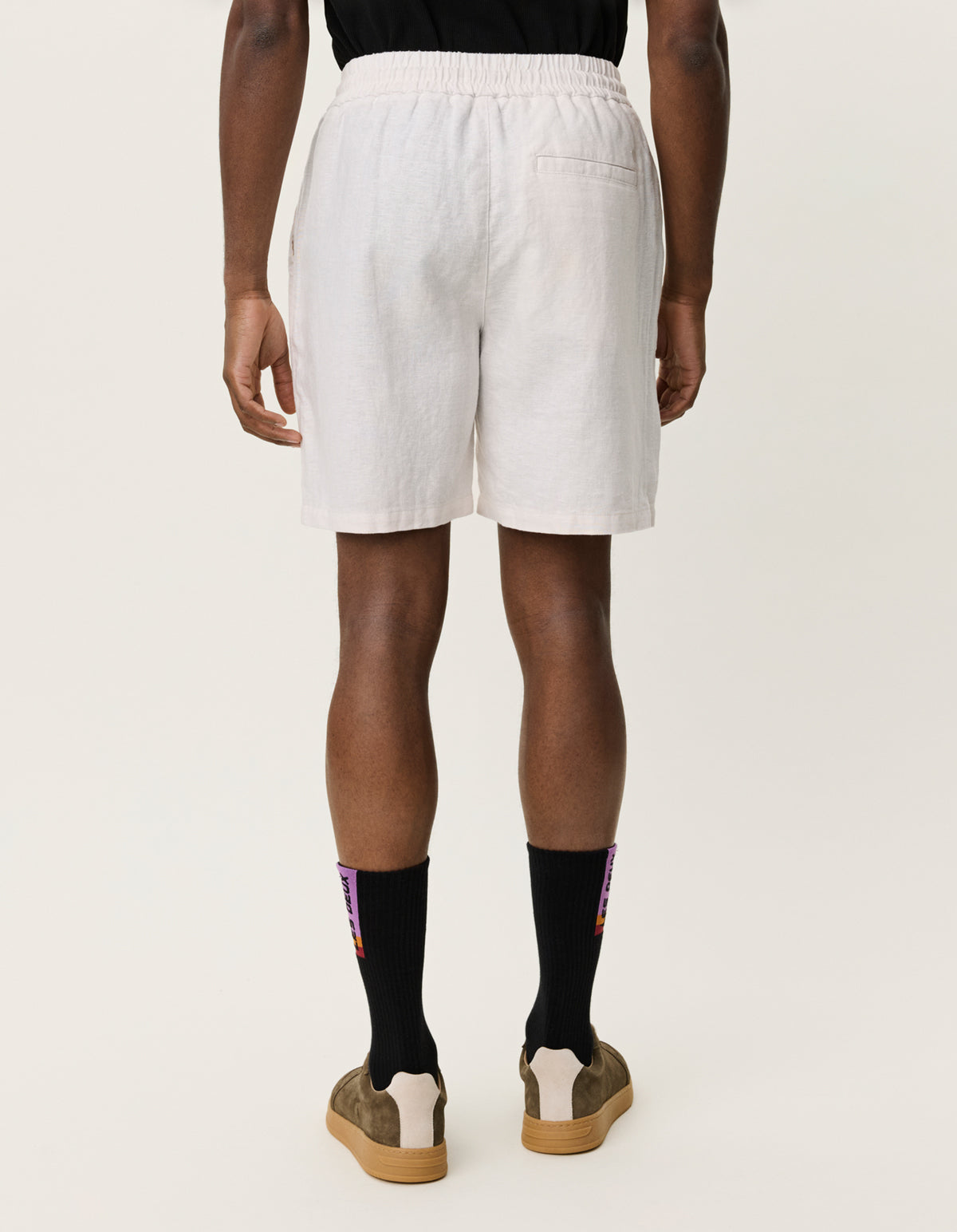 Otto Linen Shorts (eggnog white)