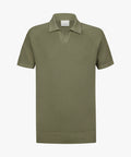 POLO OPEN COLLAR SS M GREEN