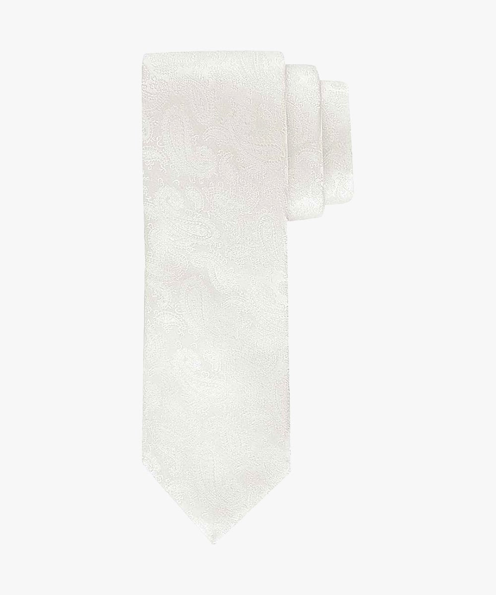 PROFUOMO TIE SILK WOVEN OFF WHITE (PP2AA0007A)
