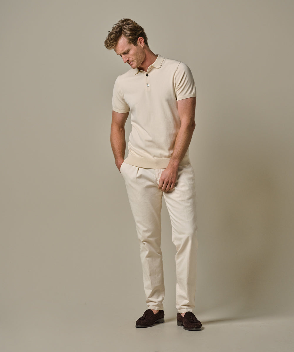 POLO SS OFF WHITE