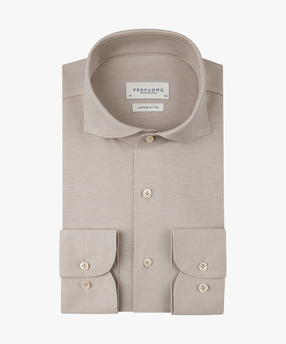 PROFUOMO SHIRT X-CUTAWAY SF SC (PP2H00008B/ BEIGE)