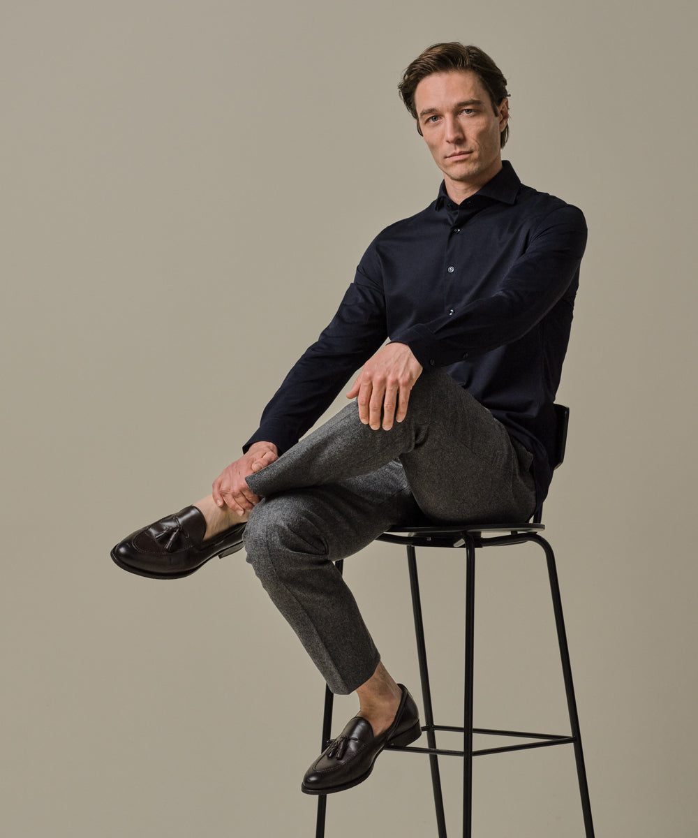 PROFUOMO SHIRT X CUTAWAY SF NAVY (PP2H00008C)