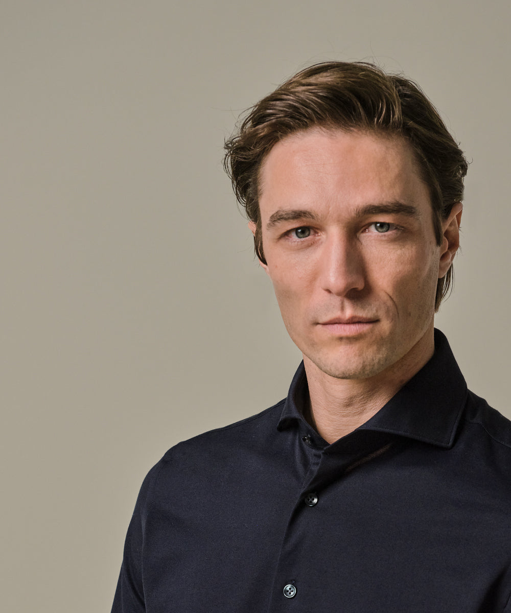 PROFUOMO SHIRT X CUTAWAY SF NAVY (PP2H00008C)