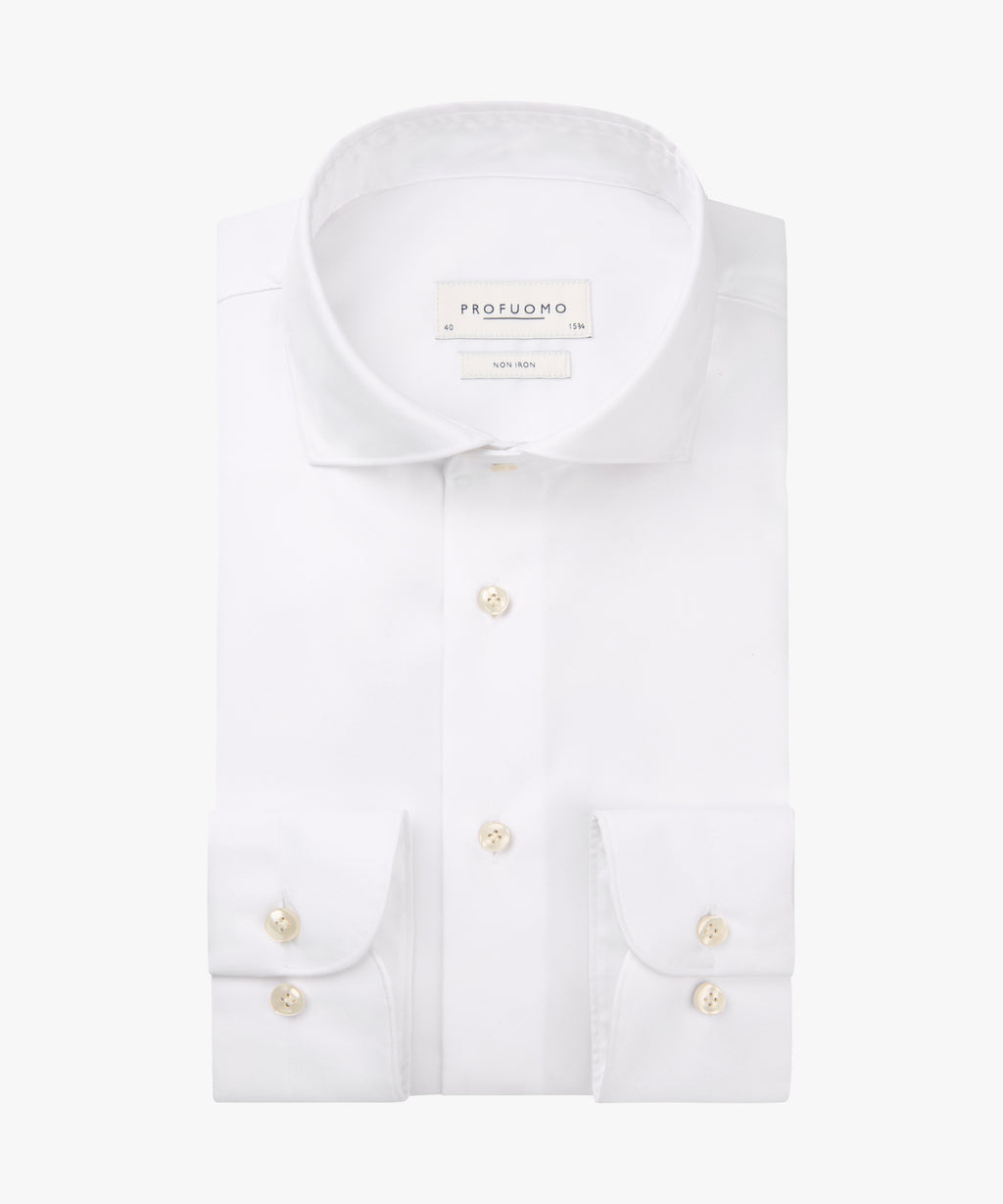 Profuomo / Shirt Cutaway Katoen