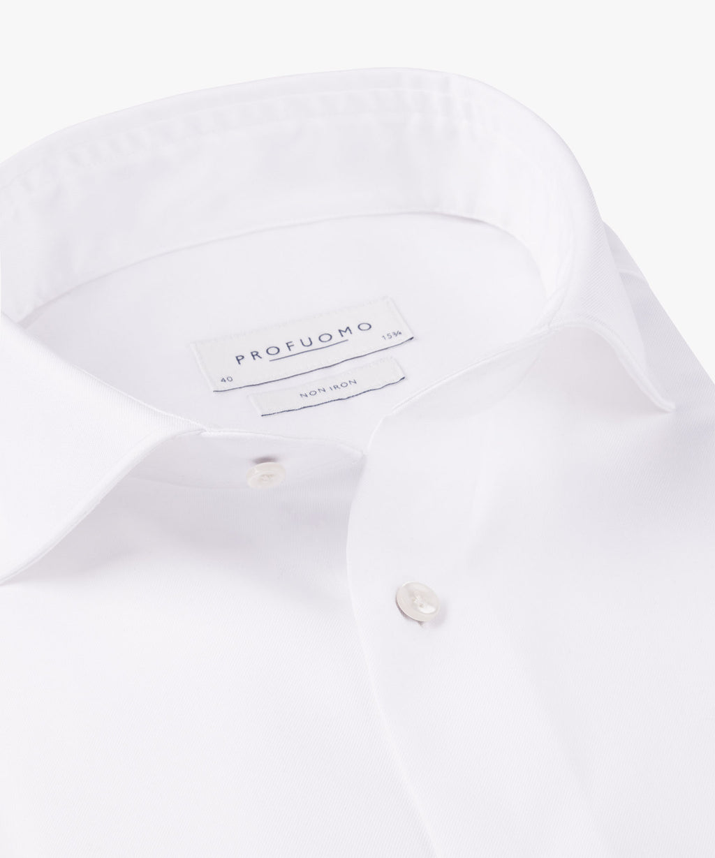 Profuomo / Shirt Cutaway Katoen
