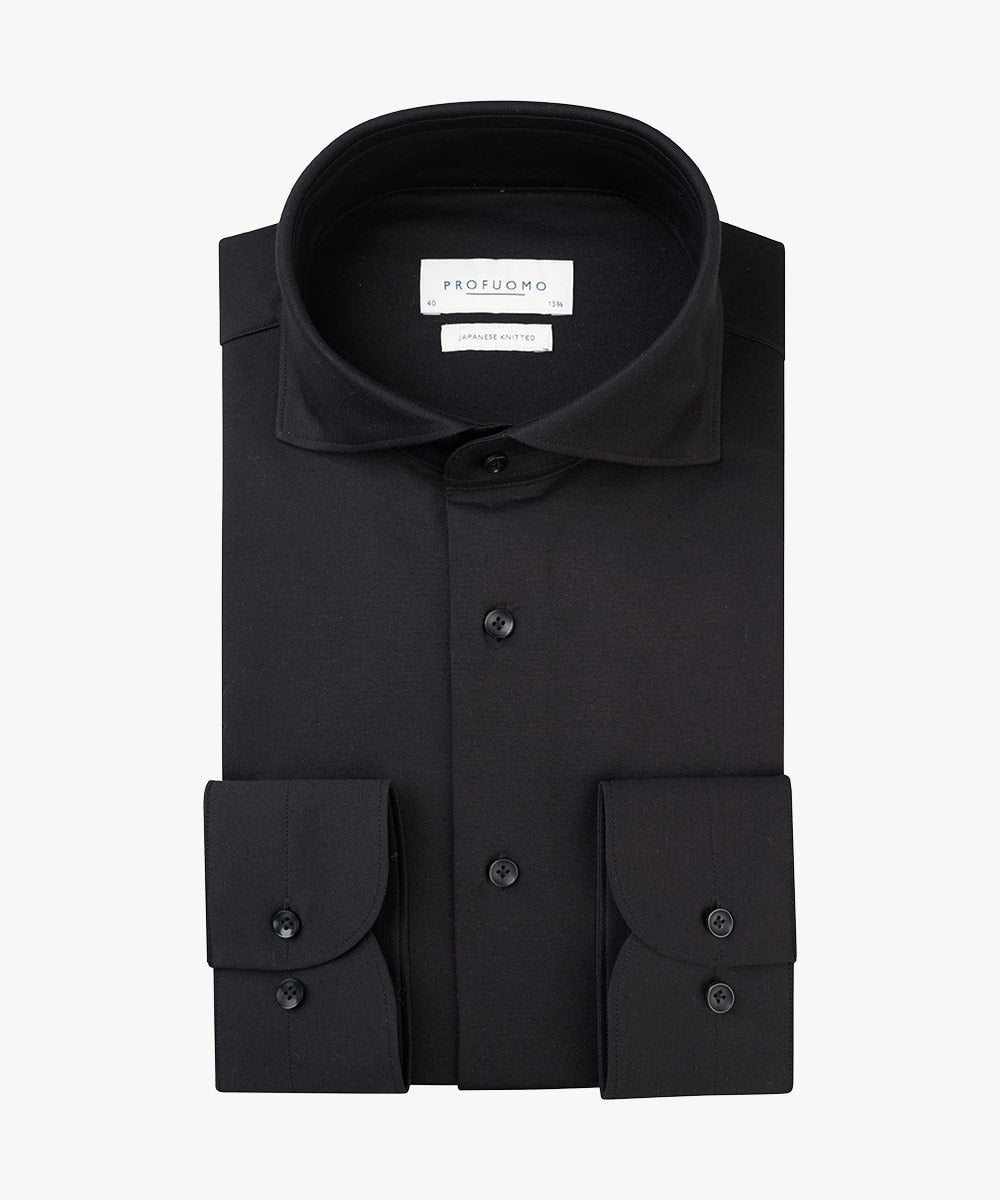 PROFUOMO SHIRT X-CUTAWAY SF SC (PP2HC10011/ BLACK)