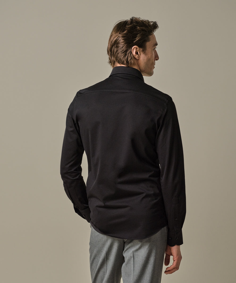 PROFUOMO SHIRT X-CUTAWAY SF SC (PP2HC10011/ BLACK)